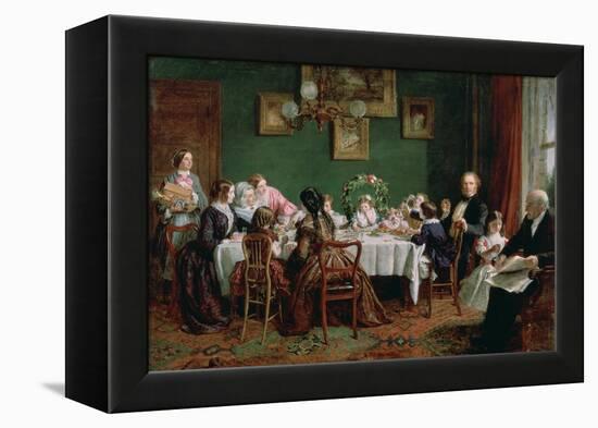 Many Happy Returns of the Day, 1856-William Powell Frith-Framed Premier Image Canvas