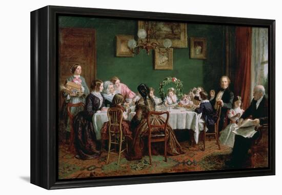 Many Happy Returns of the Day, 1856-William Powell Frith-Framed Premier Image Canvas