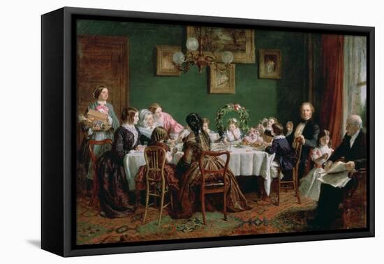 Many Happy Returns of the Day, 1856-William Powell Frith-Framed Premier Image Canvas