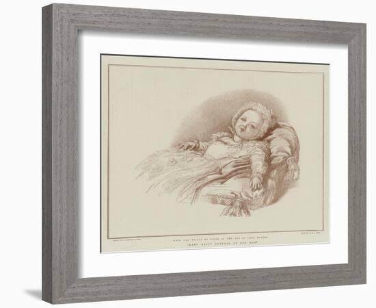 Many Happy Returns of the Day-Sir George Hayter-Framed Giclee Print