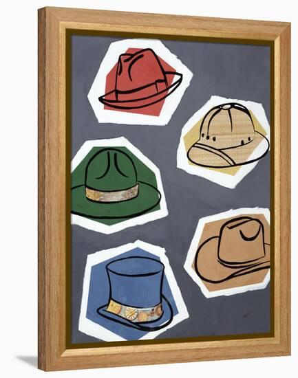 Many Hats-Clayton Rabo-Framed Premier Image Canvas