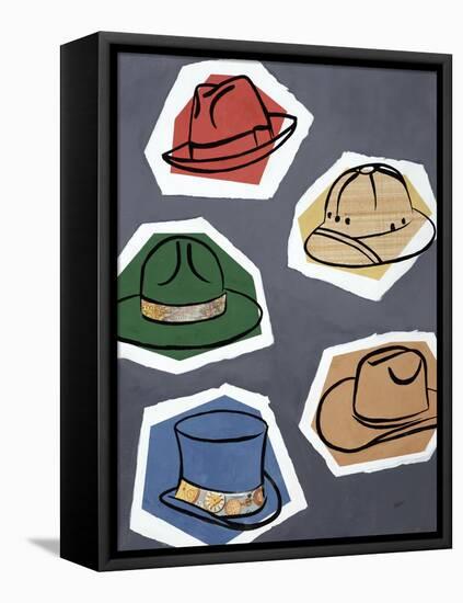 Many Hats-Clayton Rabo-Framed Premier Image Canvas