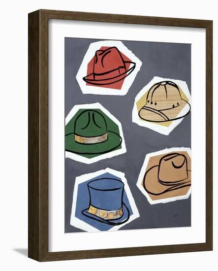 Many Hats-Clayton Rabo-Framed Giclee Print