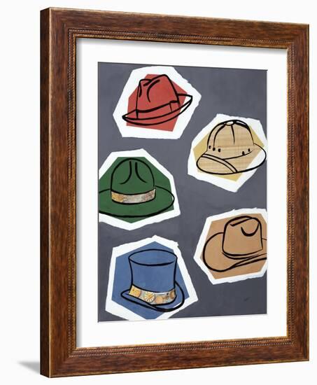 Many Hats-Clayton Rabo-Framed Giclee Print