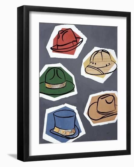 Many Hats-Clayton Rabo-Framed Giclee Print