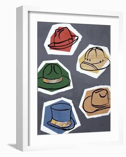 Many Hats-Clayton Rabo-Framed Giclee Print