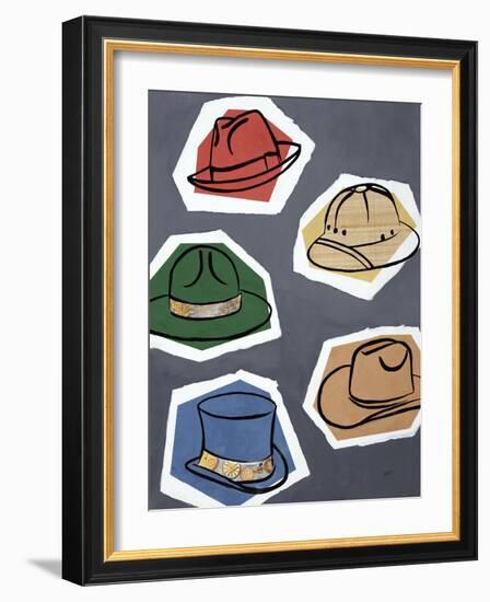 Many Hats-Clayton Rabo-Framed Giclee Print