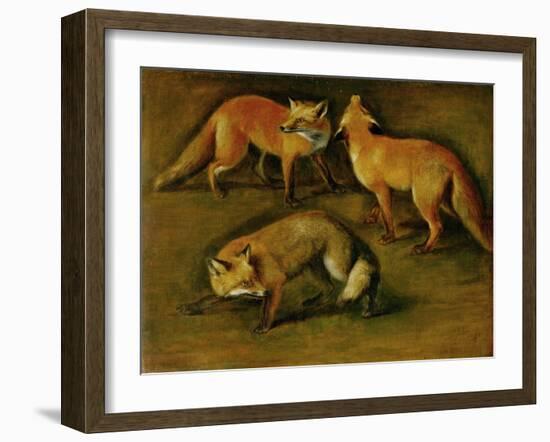 Many of Boels sketches were used in the tapestries woven in Les Gobelins. A fox-Pieter Boel-Framed Giclee Print