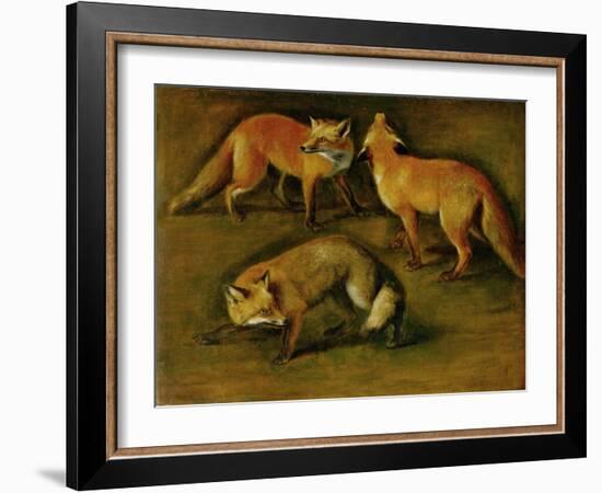 Many of Boels sketches were used in the tapestries woven in Les Gobelins. A fox-Pieter Boel-Framed Giclee Print