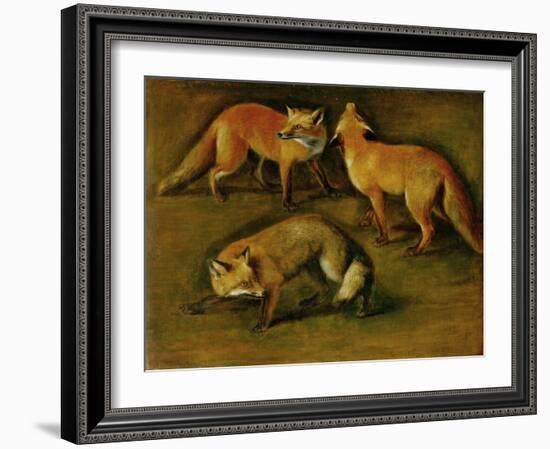 Many of Boels sketches were used in the tapestries woven in Les Gobelins. A fox-Pieter Boel-Framed Giclee Print