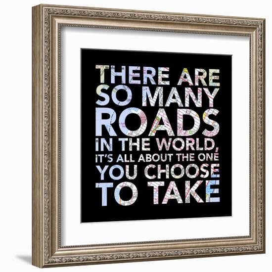 Many Roads-Jace Grey-Framed Art Print