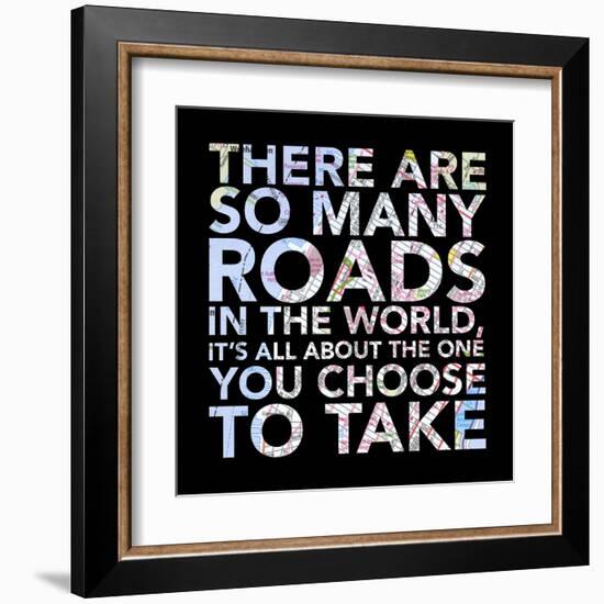 Many Roads-Jace Grey-Framed Art Print