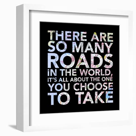 Many Roads-Jace Grey-Framed Art Print