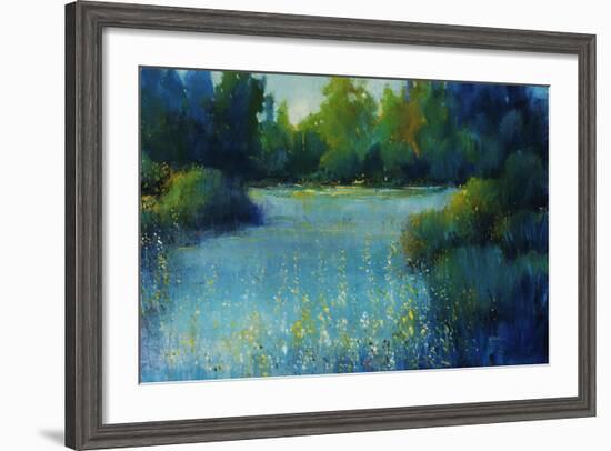 Many Shades of Blue-Tim O'toole-Framed Premium Giclee Print