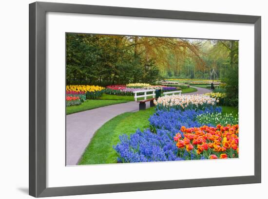 Many Spring Flowers in Many Colors-Colette2-Framed Photographic Print