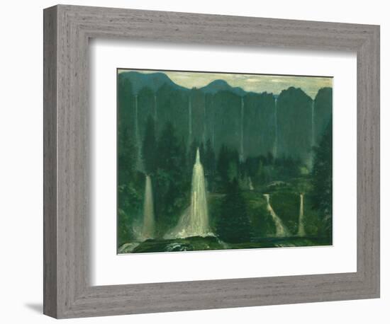 Many Waters (Waterfalls)-Arthur Bowen Davies-Framed Giclee Print