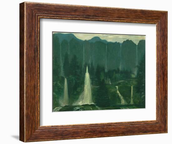 Many Waters (Waterfalls)-Arthur Bowen Davies-Framed Giclee Print