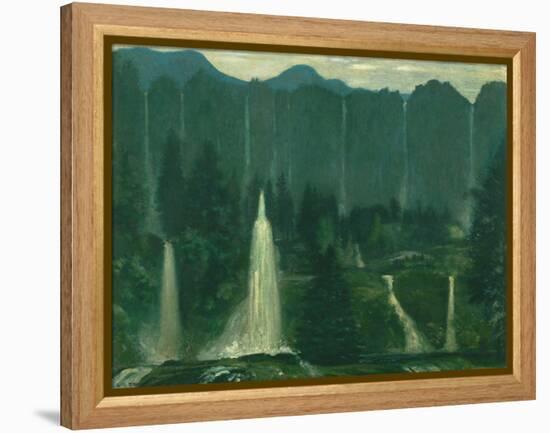 Many Waters (Waterfalls)-Arthur Bowen Davies-Framed Premier Image Canvas