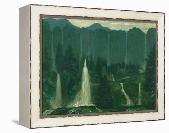 Many Waters (Waterfalls)-Arthur Bowen Davies-Framed Premier Image Canvas