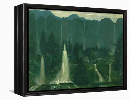 Many Waters (Waterfalls)-Arthur Bowen Davies-Framed Premier Image Canvas