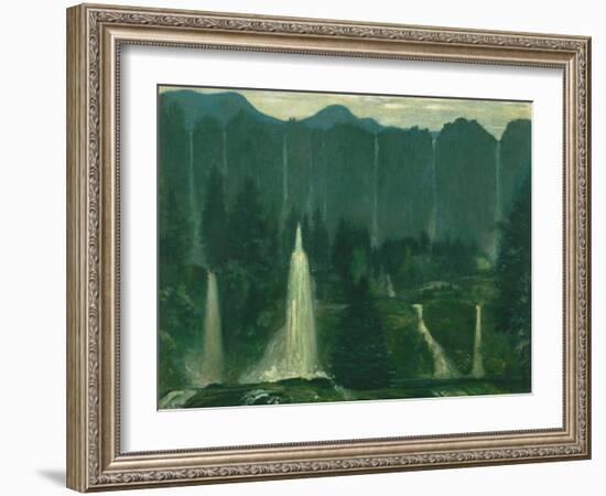 Many Waters (Waterfalls)-Arthur Bowen Davies-Framed Giclee Print