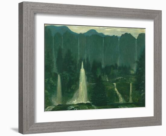 Many Waters (Waterfalls)-Arthur Bowen Davies-Framed Giclee Print