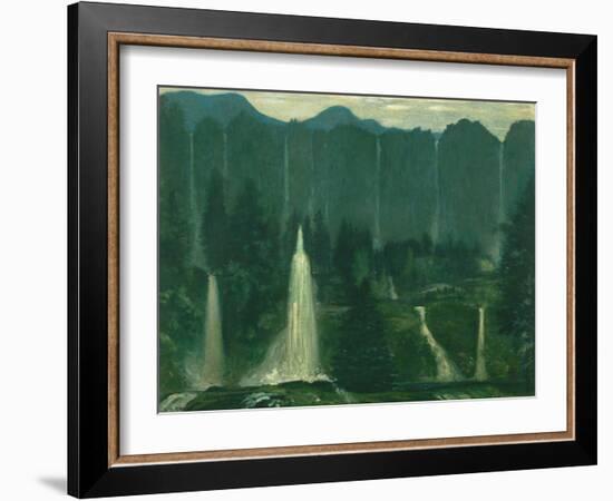 Many Waters (Waterfalls)-Arthur Bowen Davies-Framed Giclee Print