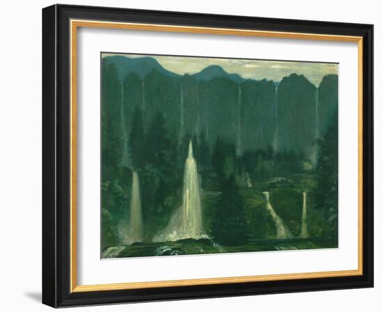 Many Waters (Waterfalls)-Arthur Bowen Davies-Framed Giclee Print