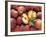 Many Whole Peaches with One Halved-null-Framed Photographic Print