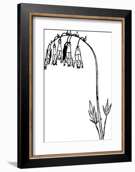 Manypeeplia Upsidownia-Edward Lear-Framed Premium Giclee Print