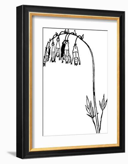 Manypeeplia Upsidownia-Edward Lear-Framed Premium Giclee Print