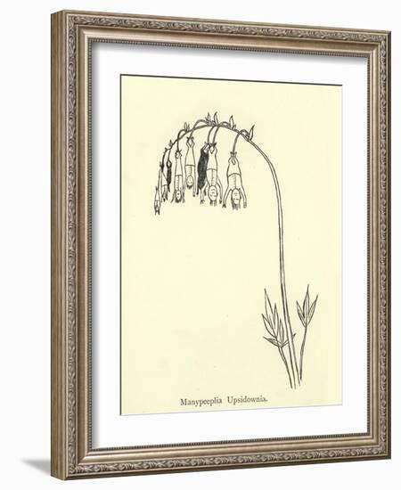 Manypeeplia Upsidownia-Edward Lear-Framed Giclee Print