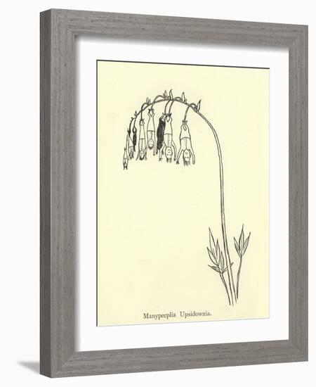 Manypeeplia Upsidownia-Edward Lear-Framed Giclee Print