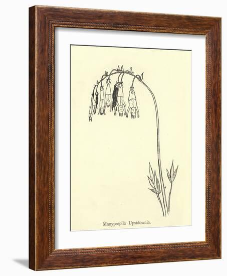 Manypeeplia Upsidownia-Edward Lear-Framed Giclee Print