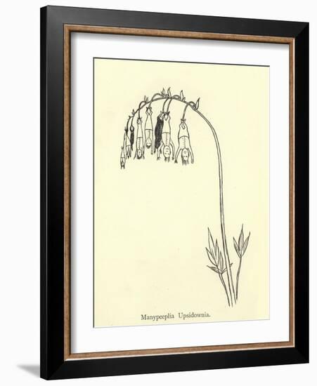 Manypeeplia Upsidownia-Edward Lear-Framed Giclee Print