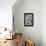 Manzanar Free Press-Ansel Adams-Framed Stretched Canvas displayed on a wall