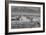 Manzanar Relocation Center from Tower-Ansel Adams-Framed Premium Giclee Print
