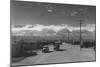 Manzanar Street Scene, Spring-Ansel Adams-Mounted Art Print