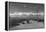 Manzanar Street Scene, Spring-Ansel Adams-Framed Stretched Canvas