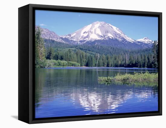 Manzanita Lake, Lassen Volcanic National Park, CA-Mark Gibson-Framed Premier Image Canvas