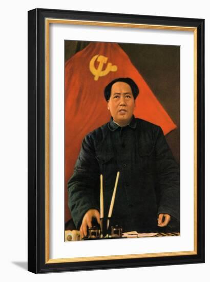 Mao Zedong, Chinese Communist Revolutionary and Leader, C1950S-C1960S-null-Framed Giclee Print