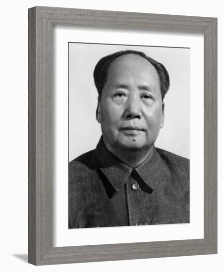 Mao Zedong, Chinese Communist Revolutionary and Leader, C1950S-null-Framed Photographic Print