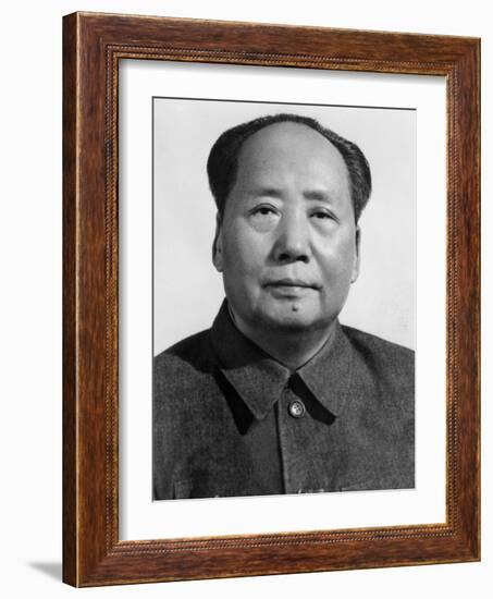 Mao Zedong, Chinese Communist Revolutionary and Leader, C1950S-null-Framed Photographic Print