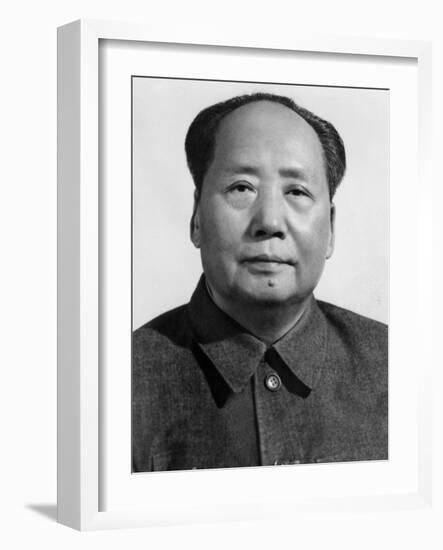 Mao Zedong, Chinese Communist Revolutionary and Leader, C1950S-null-Framed Photographic Print