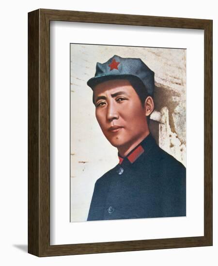 Mao Zedong in Northern Shensi, 1936-Chinese Photographer-Framed Giclee Print