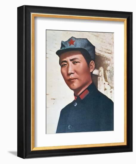 Mao Zedong in Northern Shensi, 1936-Chinese Photographer-Framed Giclee Print