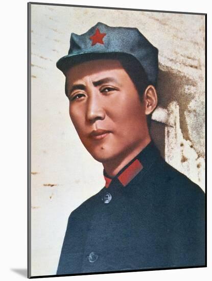 Mao Zedong in Northern Shensi, 1936-Chinese Photographer-Mounted Giclee Print