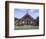 Maori Marae, or Meeting House, at Putiki, North Island, New Zealand-Robert Francis-Framed Photographic Print