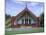 Maori Marae, or Meeting House, at Putiki, North Island, New Zealand-Robert Francis-Mounted Photographic Print