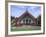 Maori Marae, or Meeting House, at Putiki, North Island, New Zealand-Robert Francis-Framed Photographic Print